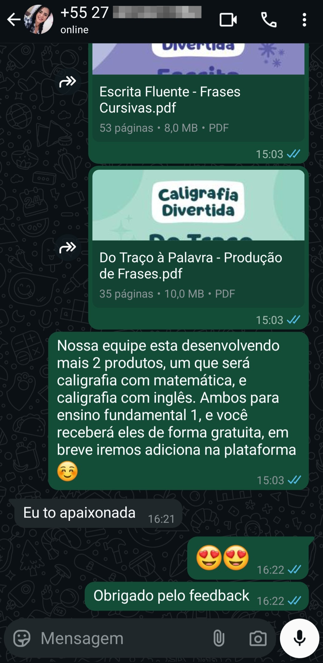 Feedback do cliente 4